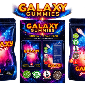 Galaxy Gummy 500mg THC Edibles — Mixed Flavors